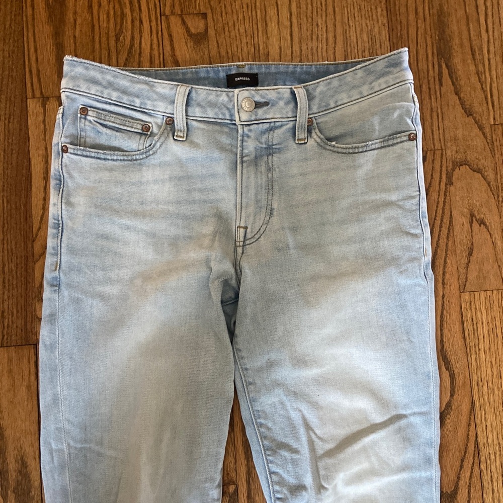 Express Light Blue Slim Jeans